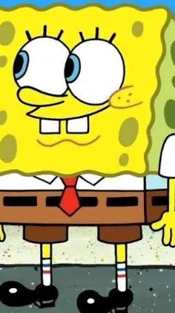ai character:  spongebob background