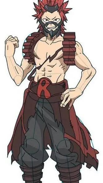 ai character: kirishima  background