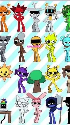 ai character: SPRUNKI PICK ME! background