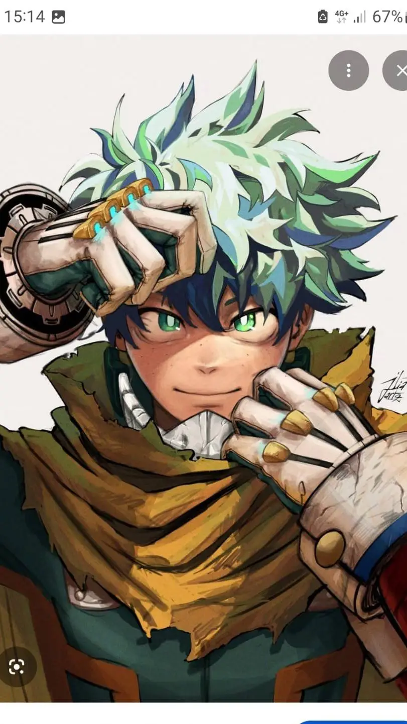 ai character: deku background