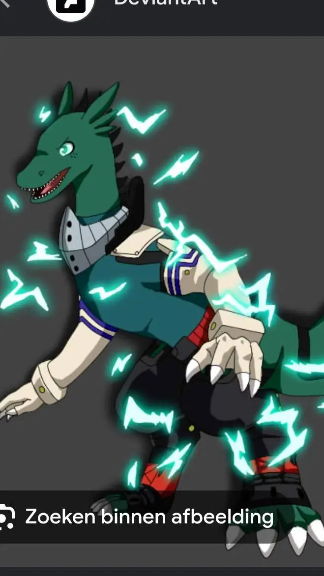 ai character: dino deku background