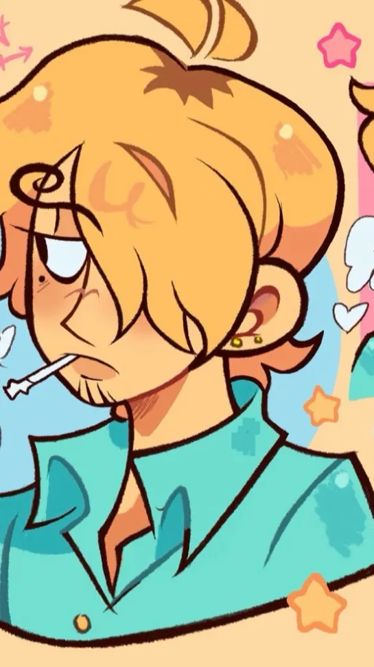 ai character: 💛Sanji!💛 background