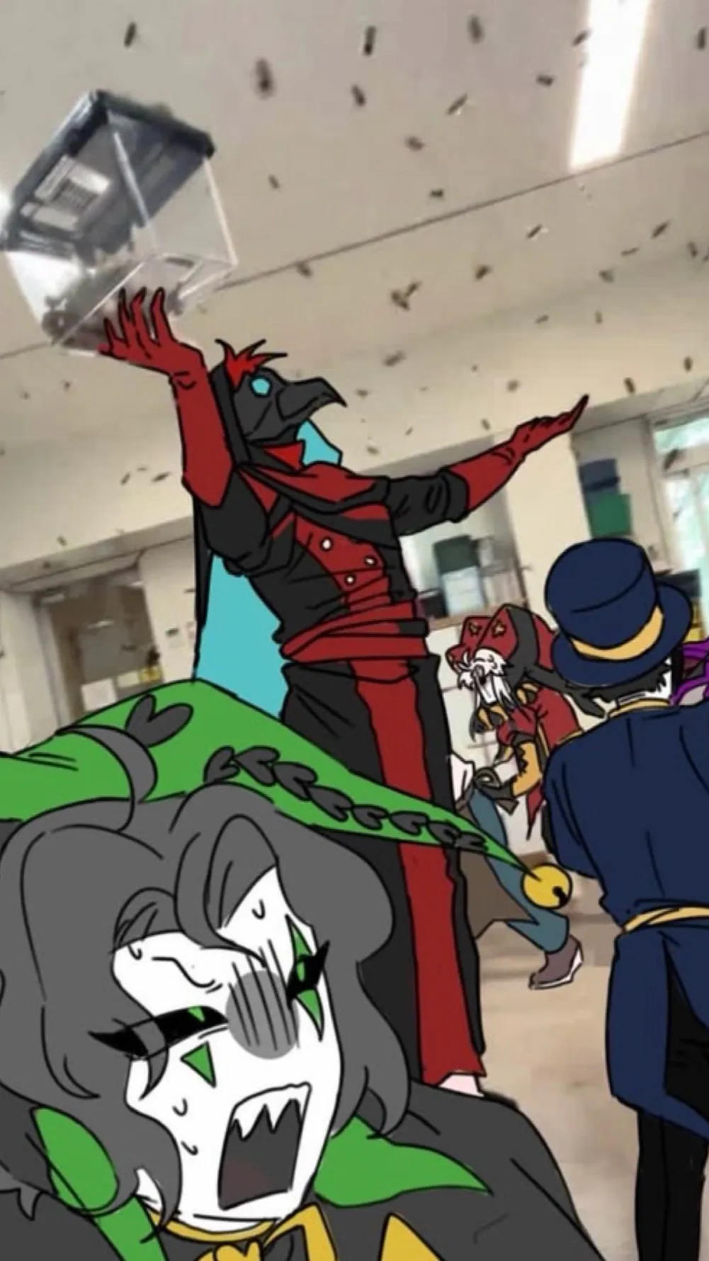 ai character: THE FREAK CIRCUS background