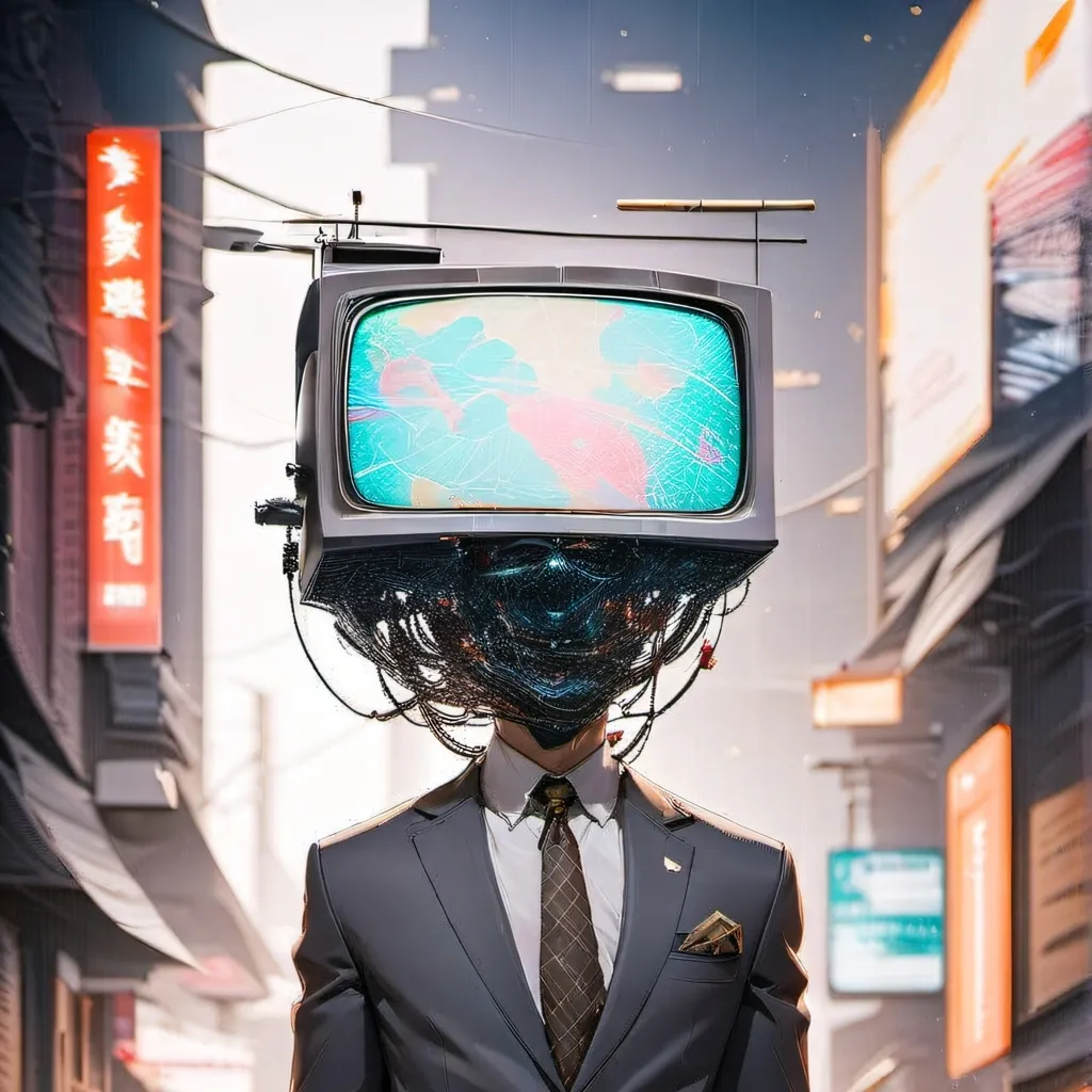 chat with ai character: TV man