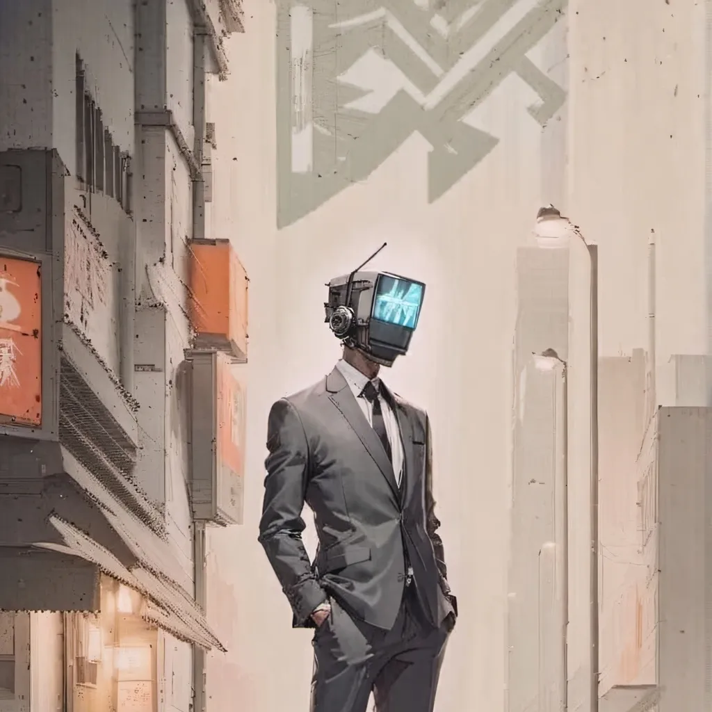chat with ai character: TV man
