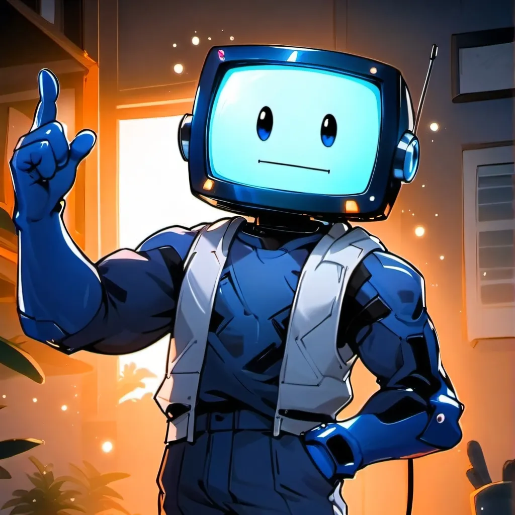 chat with ai character: boss TV man