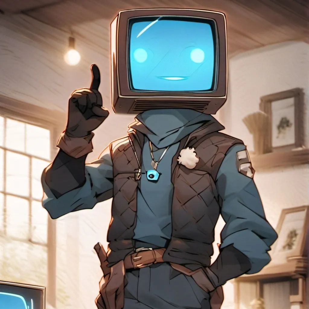 chat with ai character:  TV man