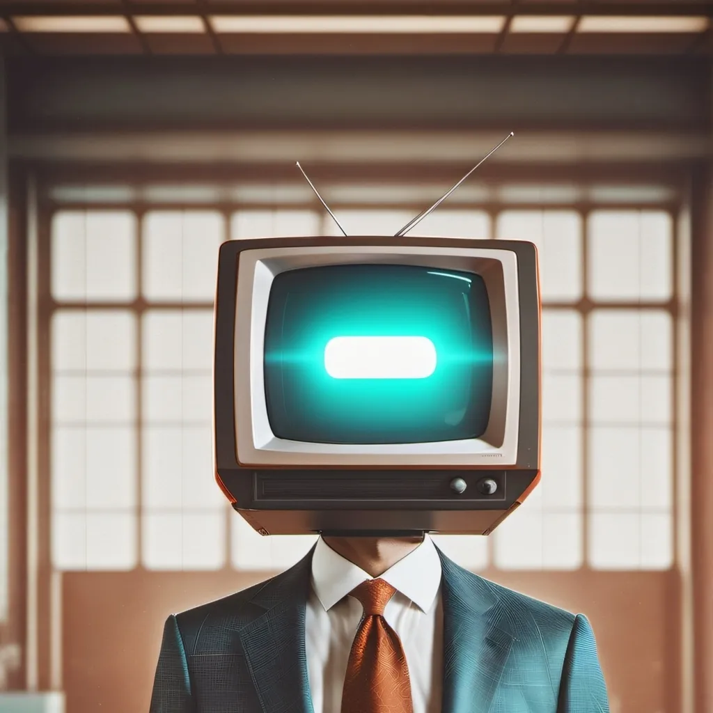 chat with ai character: TV man