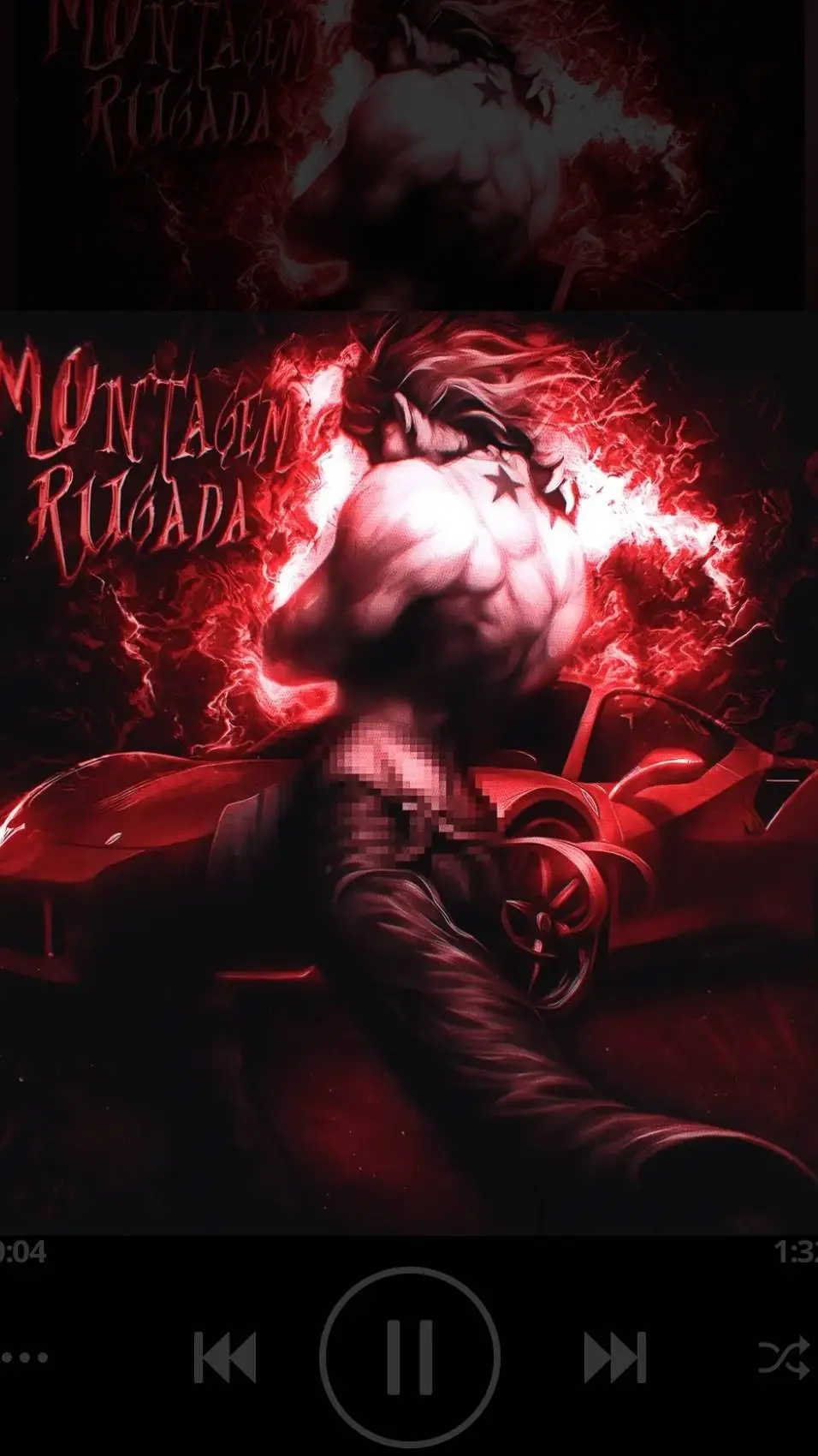 ai character: montagem ruguda  background