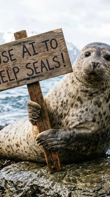 ai character: Seal background