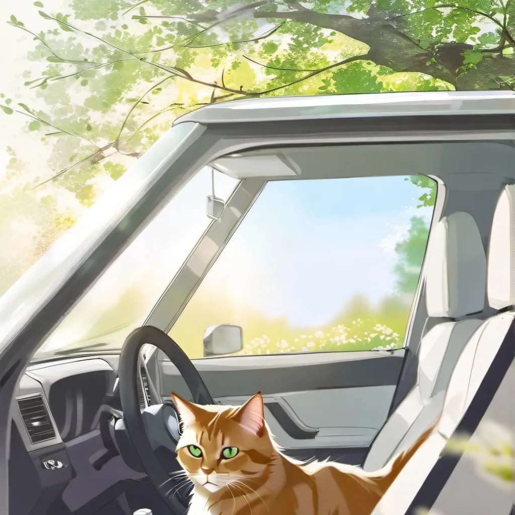 chat with ai character: Cats in ur car