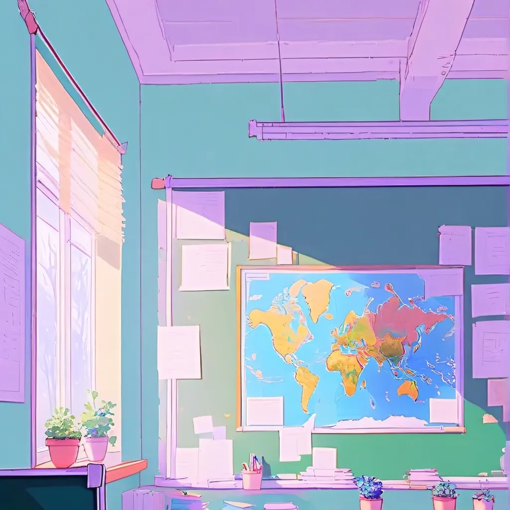 chat with ai character: Classroom