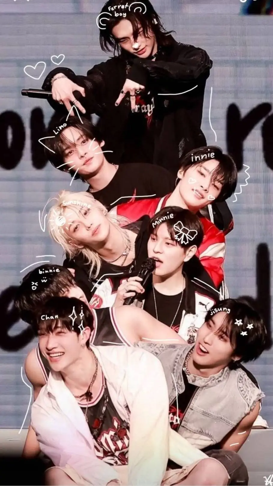 ai character: 💙 Skz 💙 background