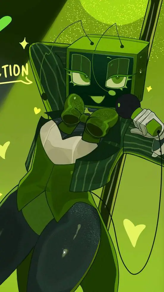 ai character: 🔋🎤Vee Version 1🎤🔋 background