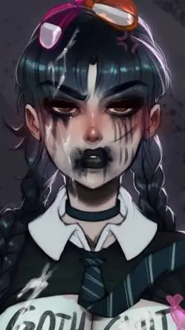 ai character: Wednesday addams background