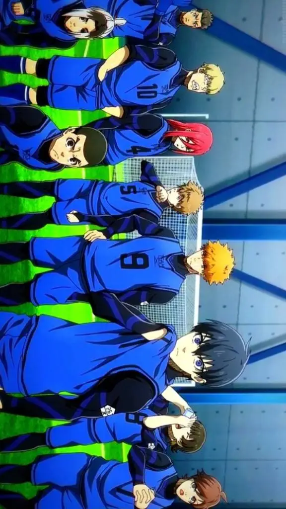 ai character: equipo z Blue lock background