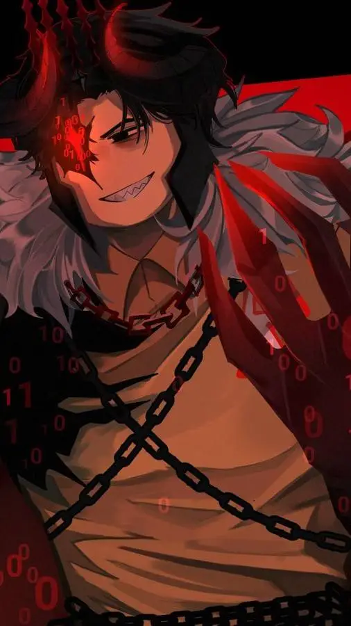 ai character: Demon King :3 background