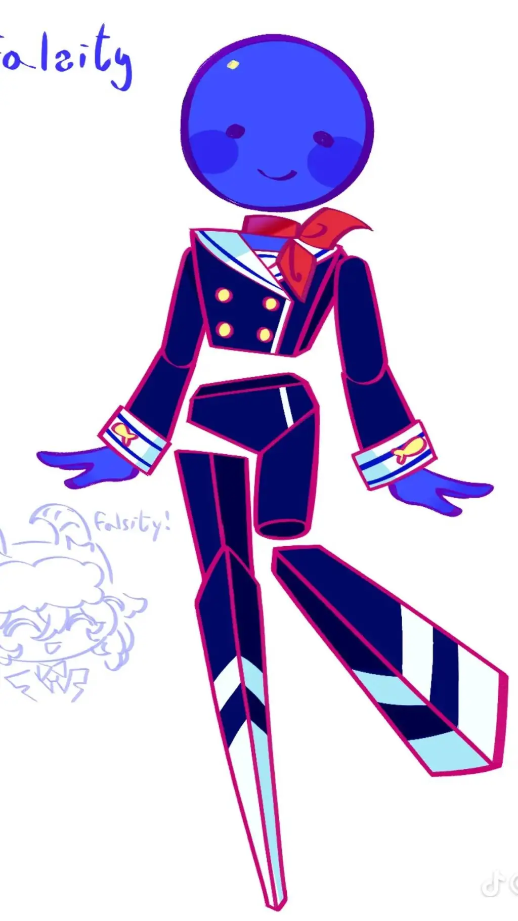 ai character: Falsity background