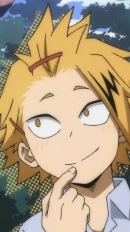 ai character: Denki Kaminari  background