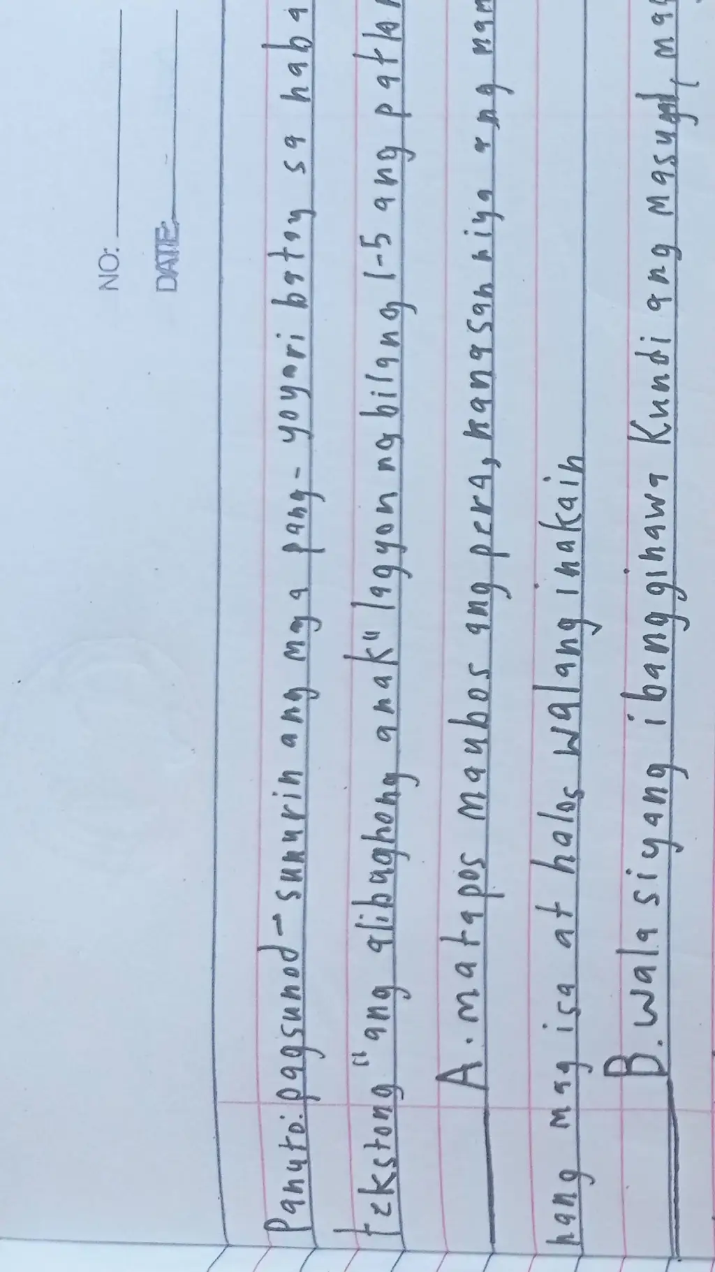 ai character: A homework background