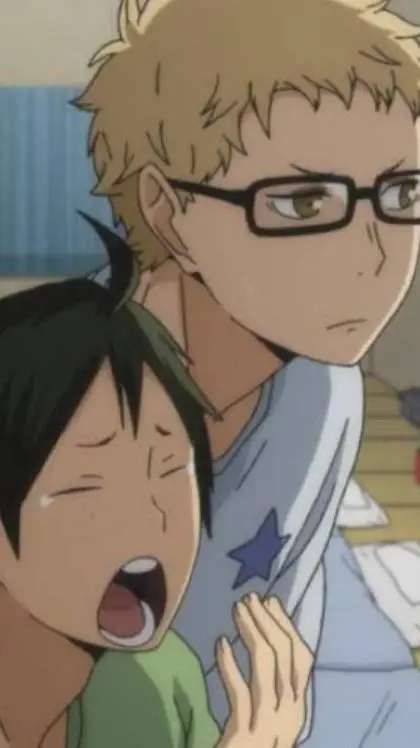 ai character: 🤍💛|•TSUKISHIMA•|💛🤍 background