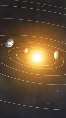 ai character: Solar system  background