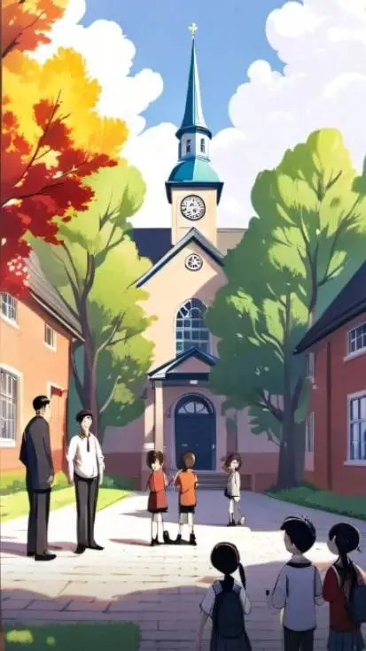 ai character: Escuela de Chicas background