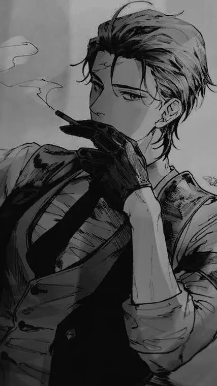 ai character: Michael 🖤🌑 background