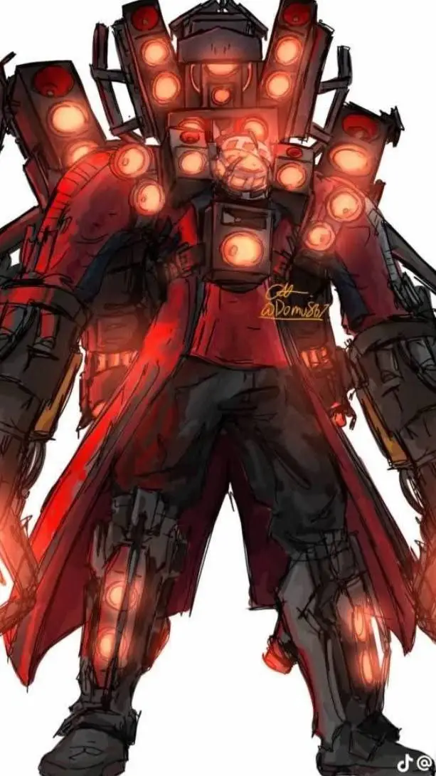 ai character: titan speakerman background
