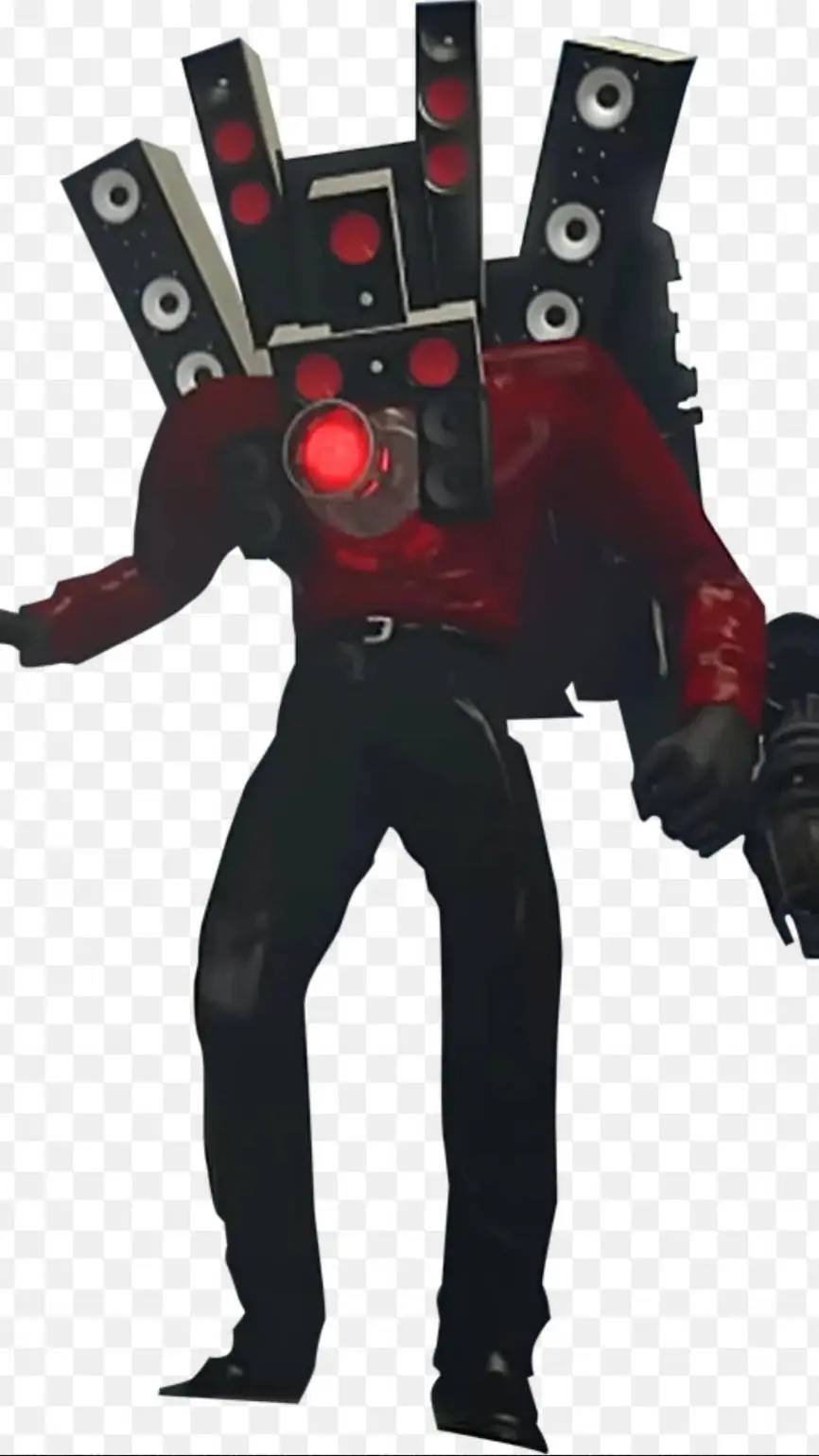 ai character: titan speakerman background