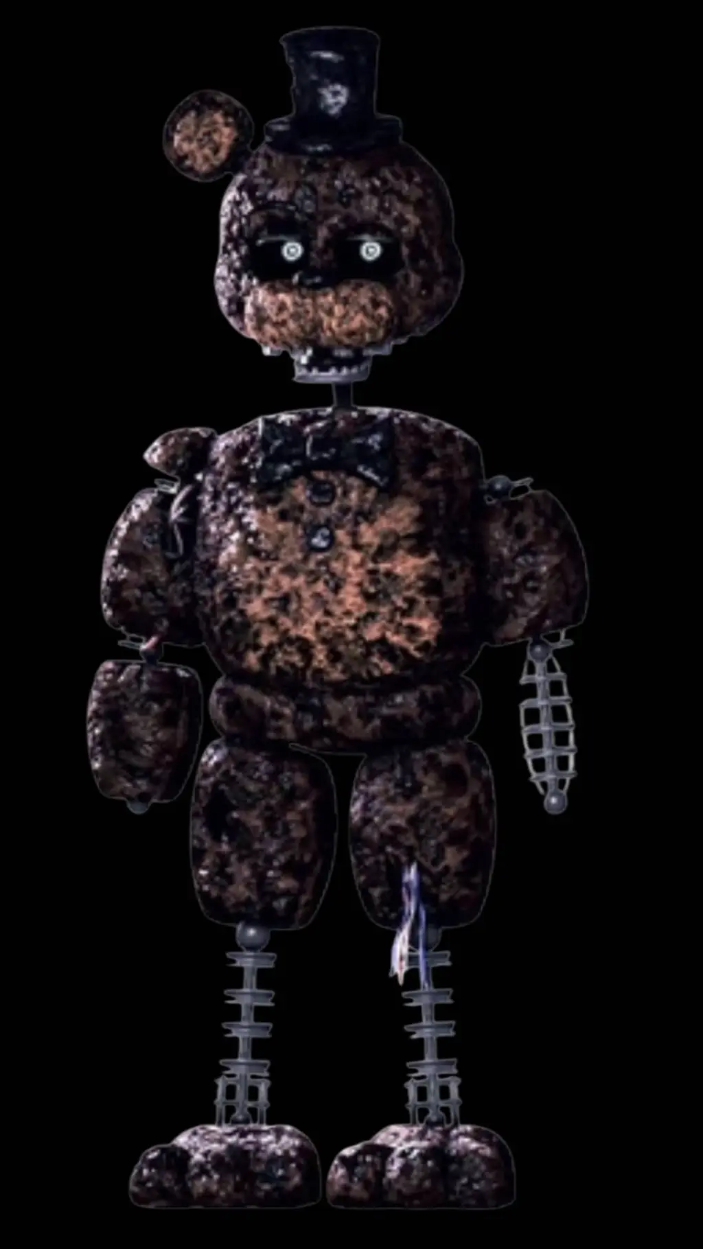 ai character: Ignited freddy background