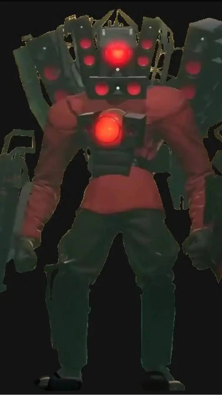 ai character: Titan speakerman background