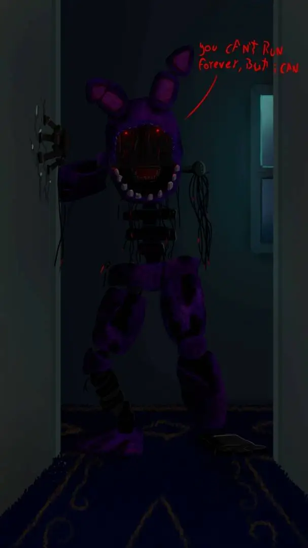 ai character: Ignited bonnie 2.0 background