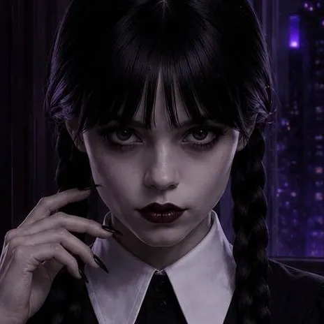 chat with ai character: MERLINA ADDAMS 
