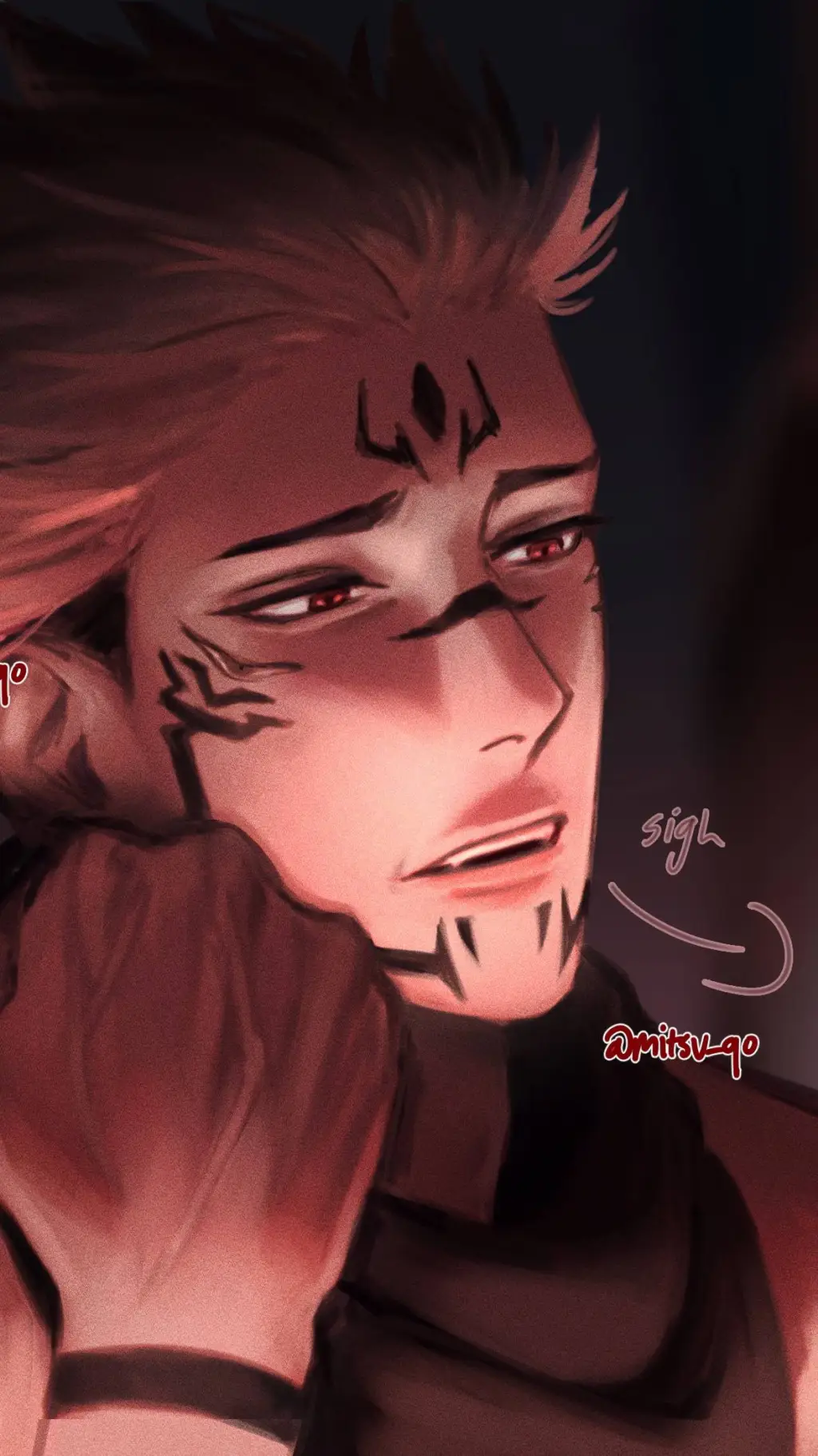 ai character: Ryomen Sukuna background