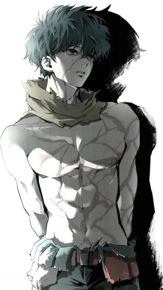 ai character: Deku💚 background