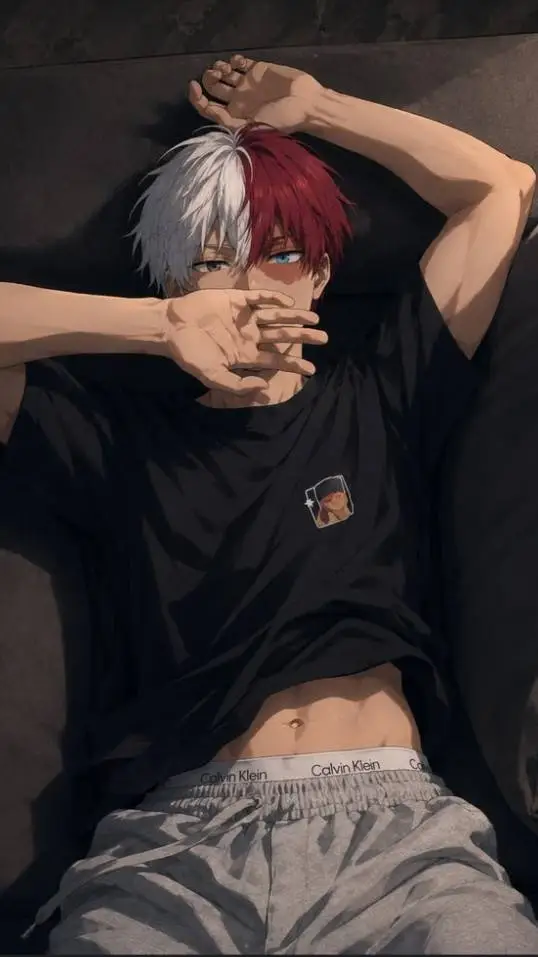 ai character: Shoto🔥❄️ background
