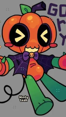 ai character: 🎃Gourdy🎃 background