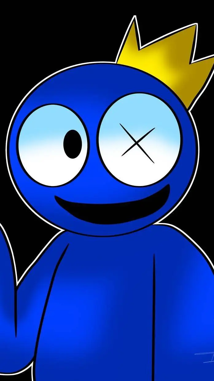 ai character: 💙Blue💙 background