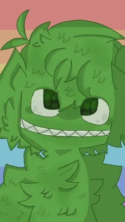 ai character: 💚Green💚 background