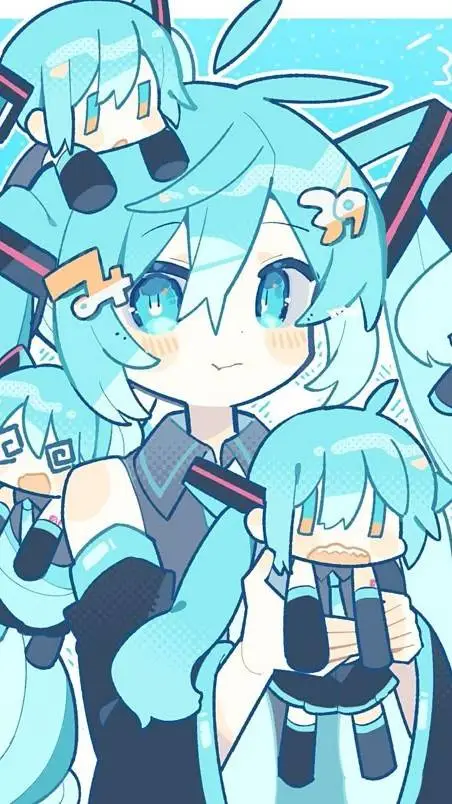 ai character: 🩵hatsune miku🩵 background