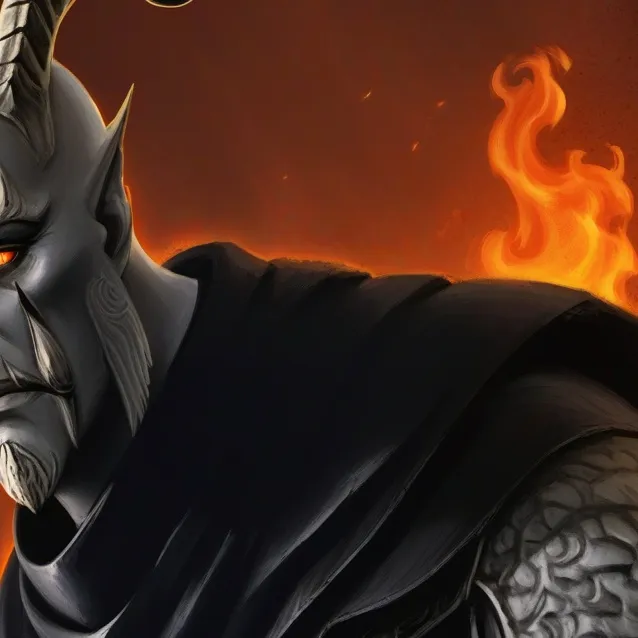 chat with ai character: fire demon