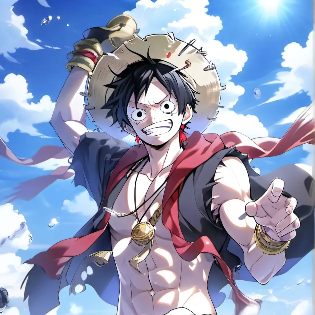 chat with ai character: Monkey D lufy