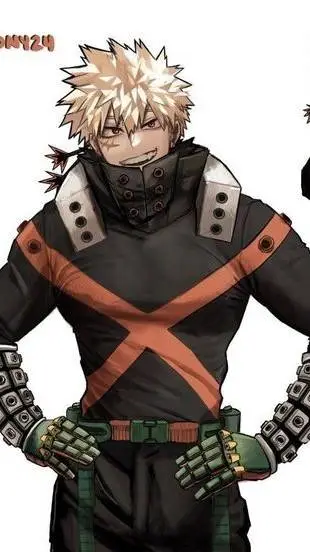 ai character: Mha te visten como background