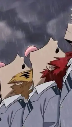 ai character: MHA Rain Day! background