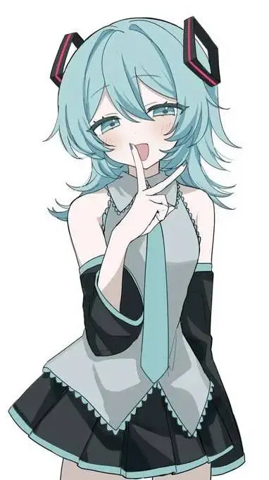 ai character: Hatsune Miku  background
