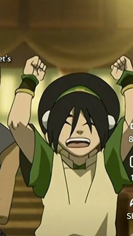 ai character: toph has a crush background