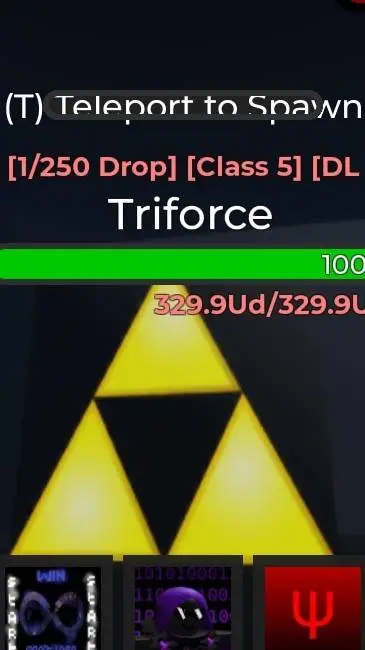 ai character: Triforce background