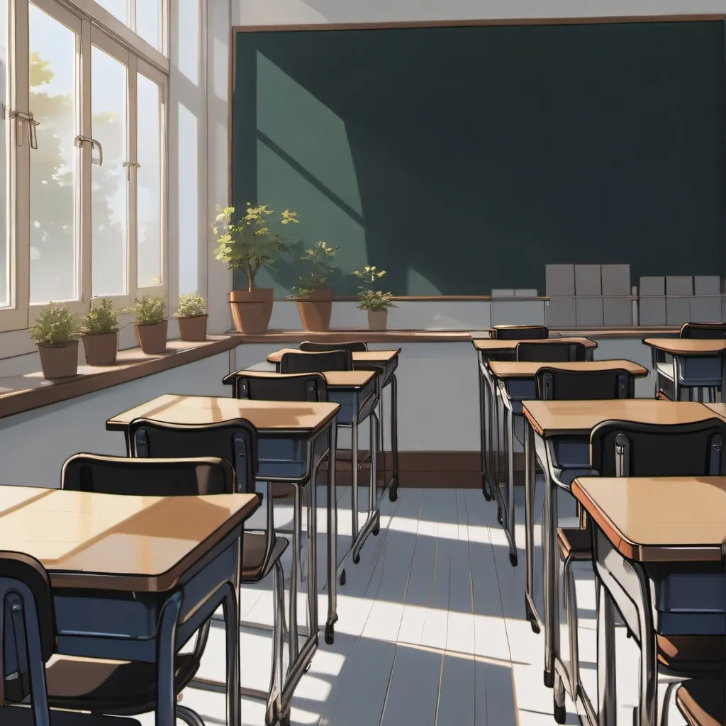 chat with ai character: New school !!!