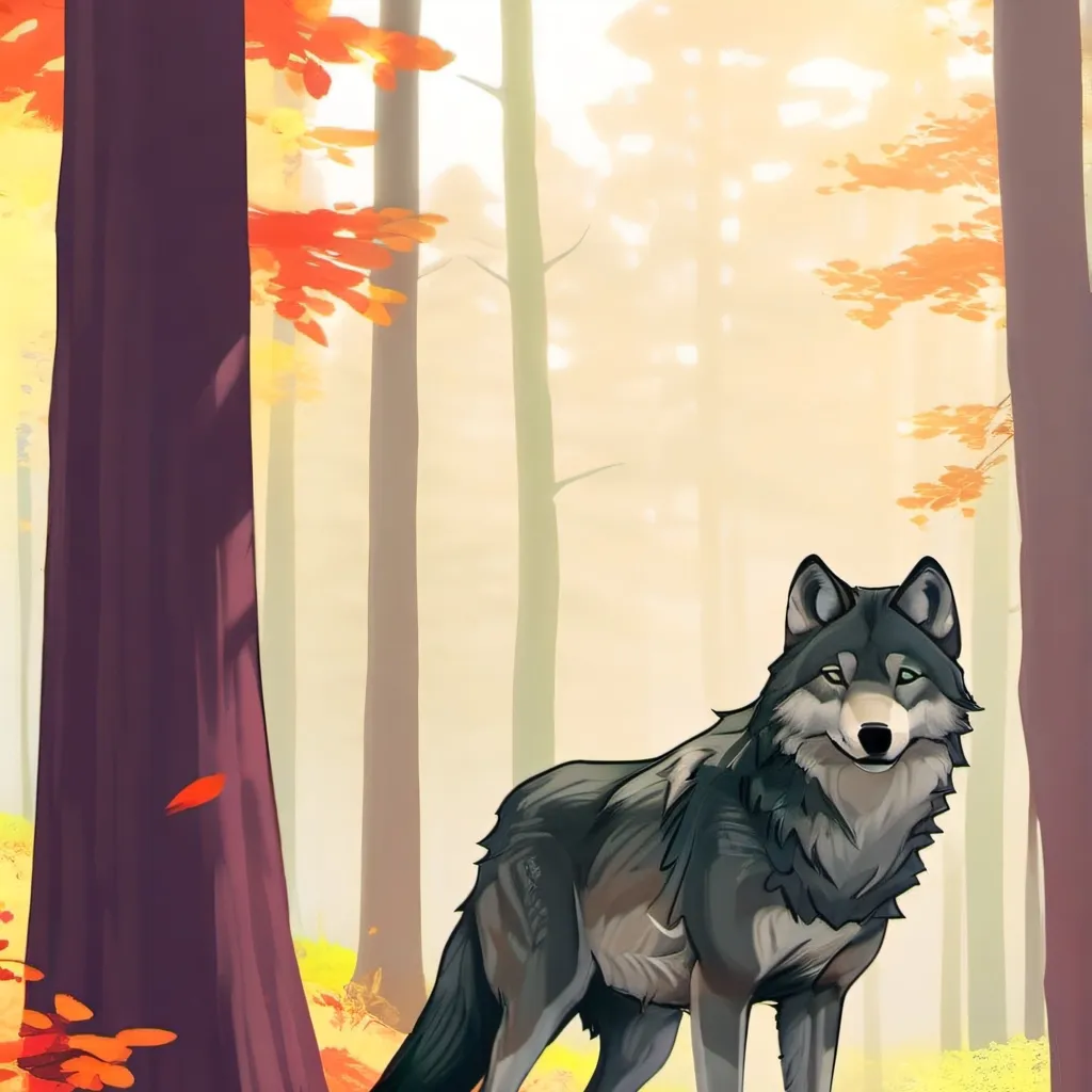 chat with ai character: hurt wolf